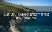 明星八卦：flash播放器官方下载传出绯闻 · 爆笑3037