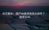 综艺翻车：国产4k高清电视太搞笑了 · 爆笑9545